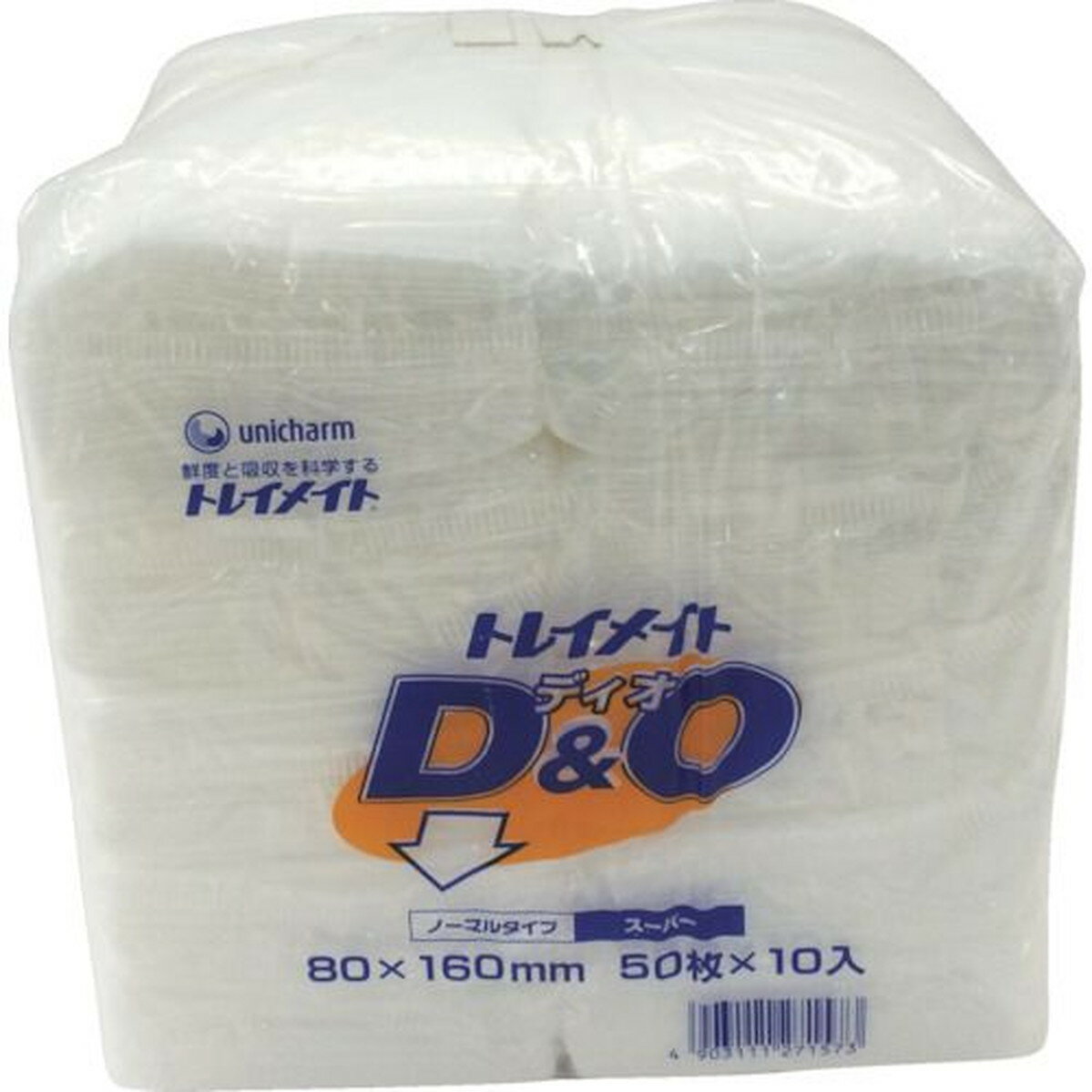 ユニ・チャーム　トレイメイト　Gトレイメイトディオ　80×160　（500枚入）　1Pk (27157)