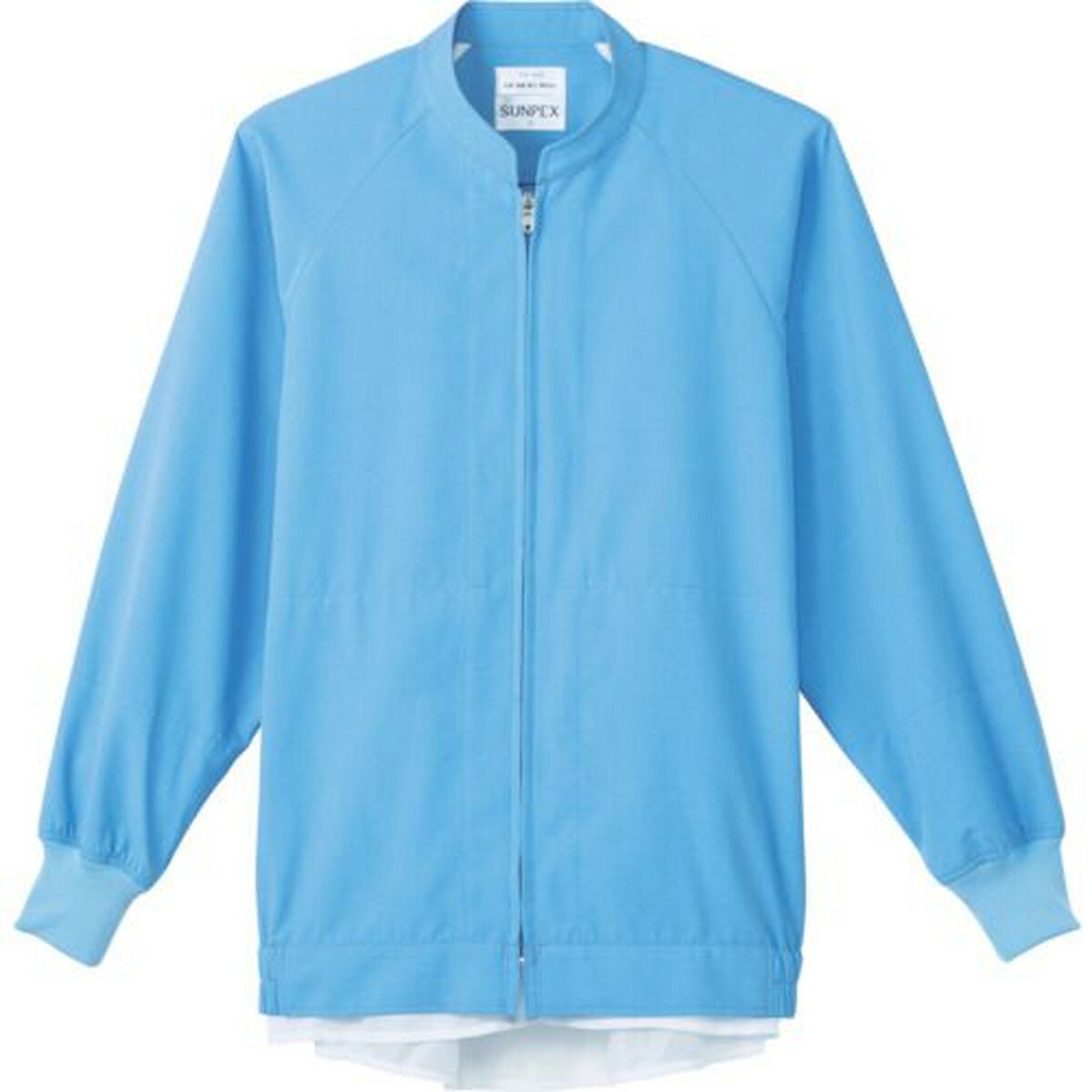 サンペックス　クールフリーデ男女兼用長袖ジャンパー　サックス　S　1着 (CD620S)