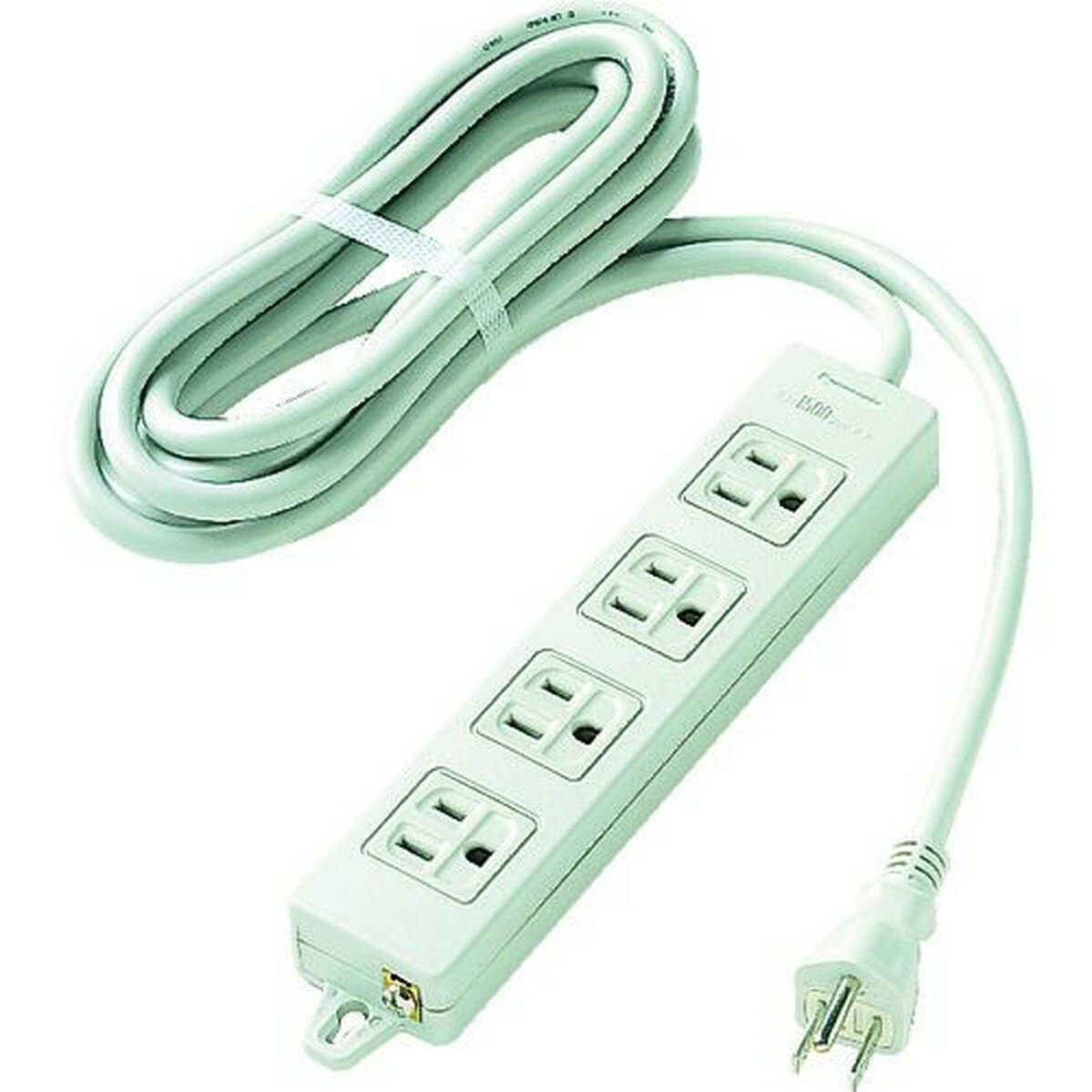 Panasonic　OAタップ　接地15A形　4コ口　3mコード付　1個 (WCH2334HP)