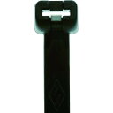 SapiSelco 【在庫限り値引品】「メット」 ステンレス爪入りケーブルタイ黒 2.5mm×20 1袋 (MET.3.2105R)