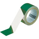 TRUSCO トララインテープ 緑白 50mm×25m 1巻 (TLT50EAGW)