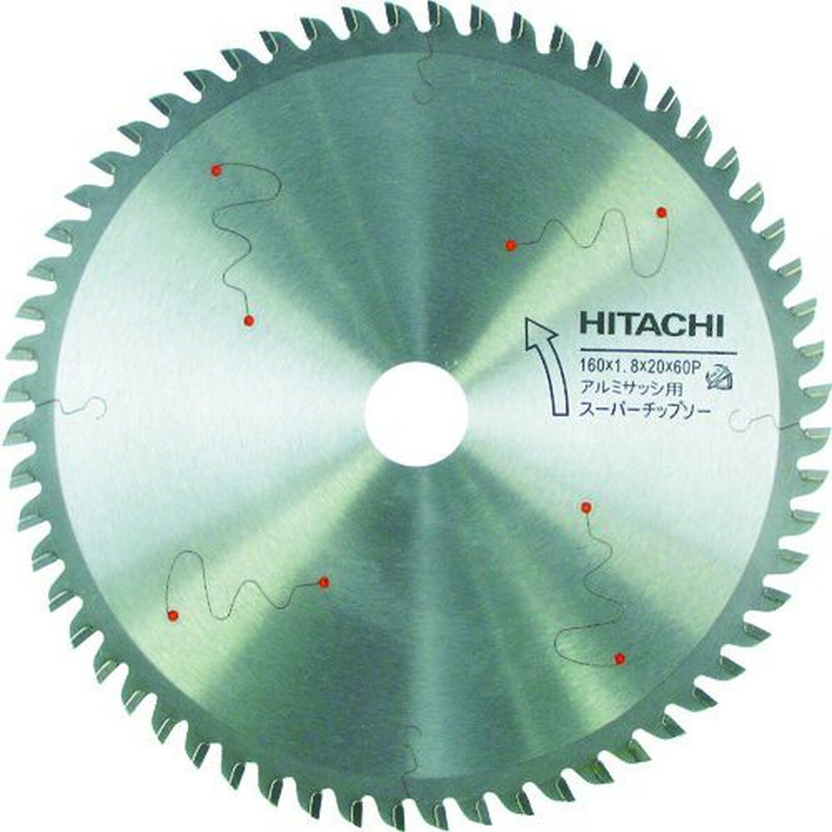 HiKOKI　スーパーチップソー（アルミサッシ用）　160mmX60枚刃　1枚 (00326741)