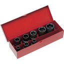 TRUSCO インパクト用ソケット8個組セット 差込角9.5mm 1S (T38SET)
