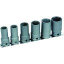 TRUSCO インパクト用ロングソケット6個組セット 差込角12.7mm 1S (T46LSET)