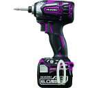 HiKOKI 14.4Vコードレスインパクトドライバ 6.0Ah レッド 1台 (WH14DDL22LYPKR)