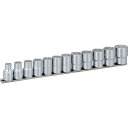 TONE ソケットセット(12角・ホルダー付)インチサイズ 12pcs 1S (HDB412)