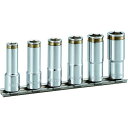 TONE ナットキャッチディープソケットセット(6角・ホルダー付) 6pcs 1S (HSCL306)