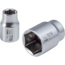TONE SUSソケット 対辺寸法5/8インチ 差込角12.7mm 1個 (S4SB20)