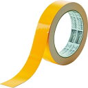 TRUSCO 蛍光ラインテープ25mmx10m オレンジ 1巻 (TLK2510O)