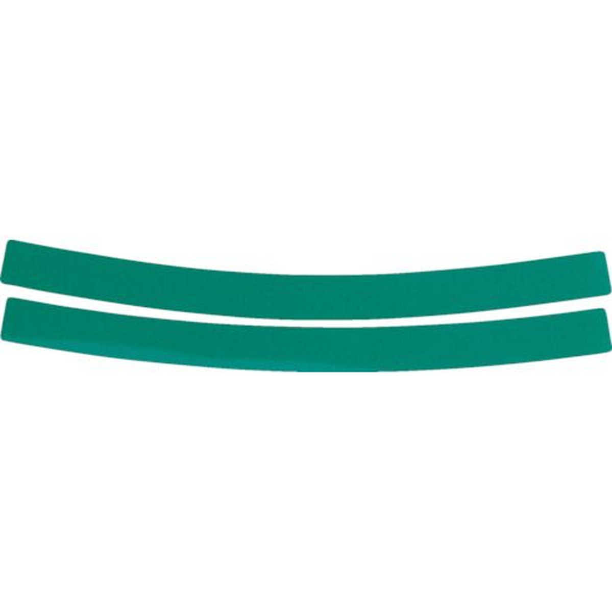 TRUSCO　ヘルメット用反射シール　緑　10本入　1袋 (TR260GN)