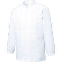 サンエス 食品工場向けジャケット 超清涼 男女共用混入だいきらい長袖コート S ホワイト 1着 (FX70650RSC11)