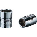 nepros 6.3sq.ソケット(六角) 対辺寸法10mm 差込角6.35mm 1個 (NB210)