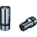 nepros 9.5sq.セミディープソケット(六角) 対辺寸法8mm 差込角9.5mm 全長35mm 1個 (NB3M08)