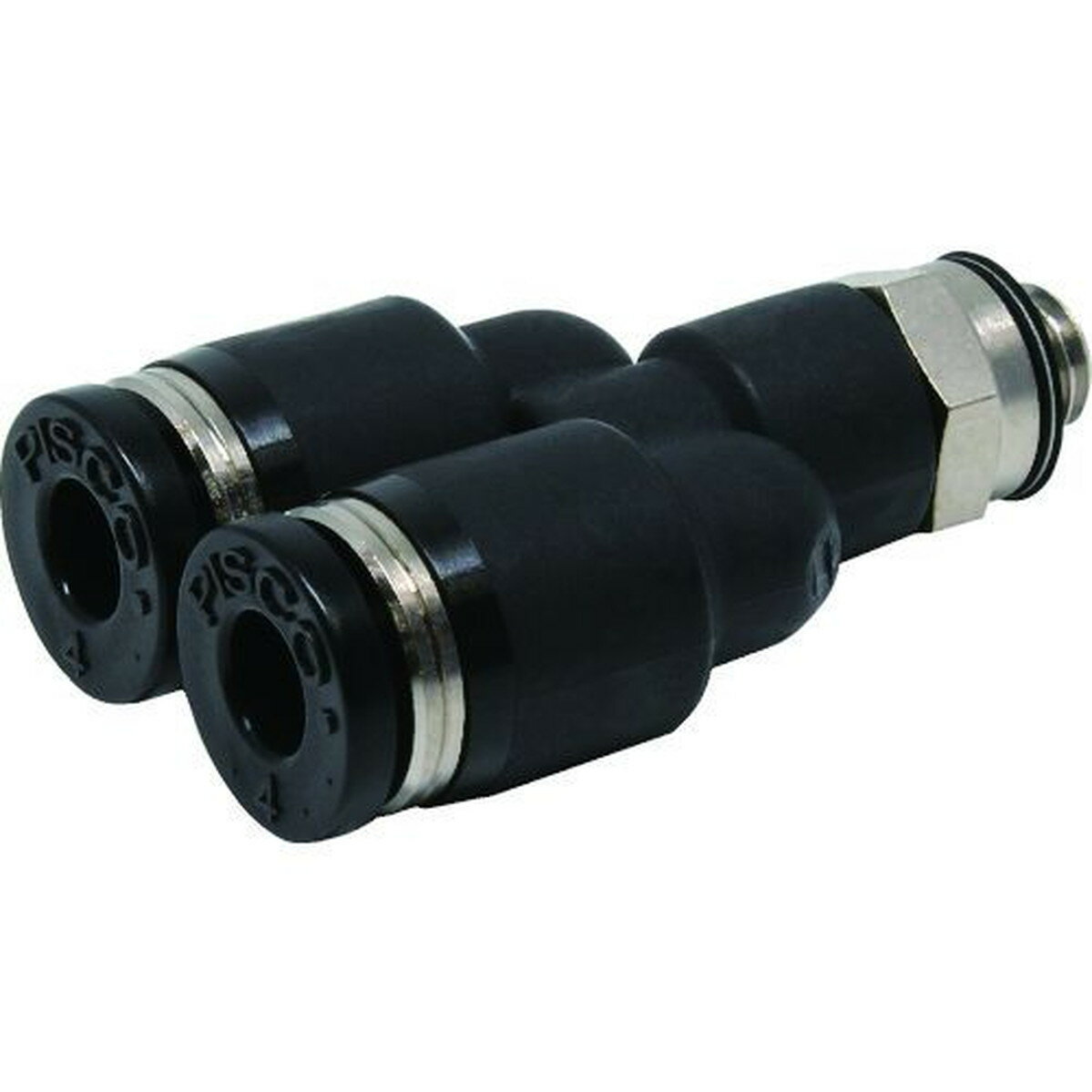 PISCO　チューブフィッティング　ブランチワイチューブ4ネジM5X08　1個 (PX4M5)