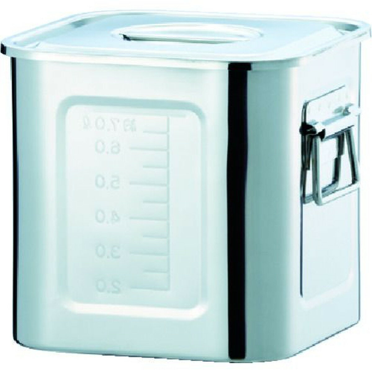 TRUSCO　ステンレス角タンク　18．0L　270　取手付　1個 (TFC10)