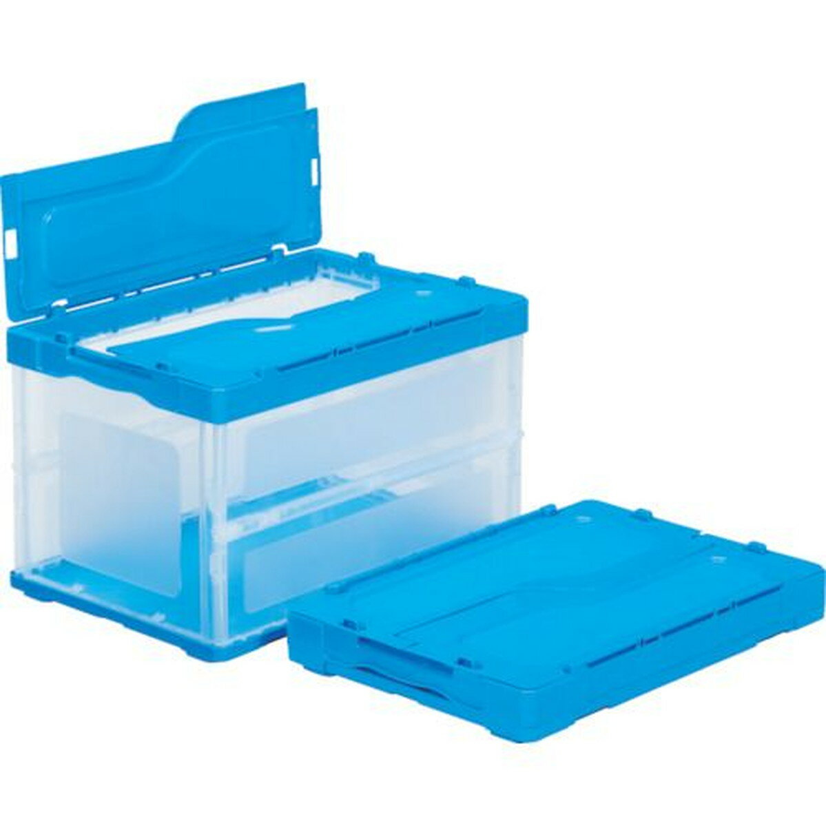 サンコー　フタ一体型折りたたみコンテナー　558960　サンクレットオリコンF51B　1個 (SKSOF51BTMBL)