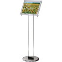 TOKISEI パネルスタンド クリエイティブアクリルスタンド ポール A4横 297×210 1台 (CASA4Y)