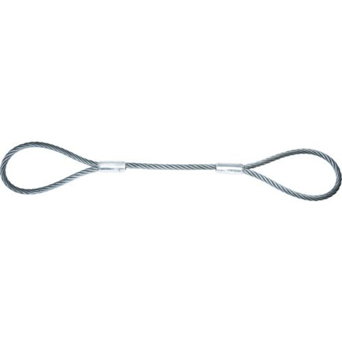 TRUSCO　ワイヤーロープスリング　Aタイプ　アルミロック　18mmX4m　1本 (TWAL18S4)