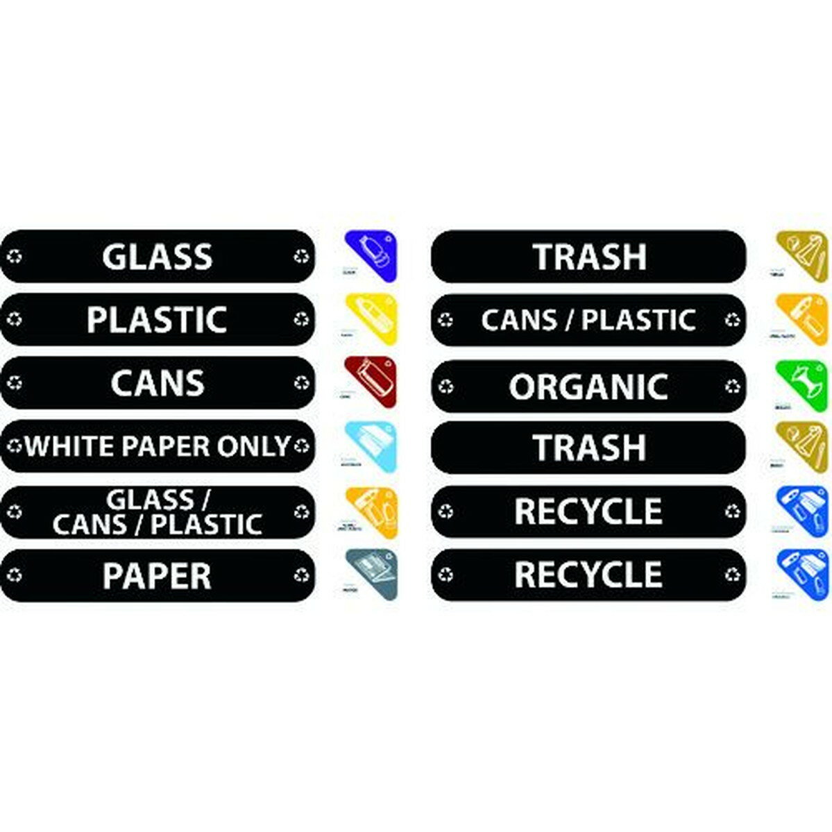 ラバーメイド　【売切廃番】分別用ラベルキット　1枚 (1792975)