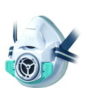シゲマツ 防じん・防毒マスク TW01SC ホワイト M 1個 (TW01SCWHM)