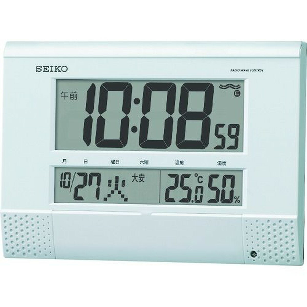 SEIKO プログラムチャイム付き電波時計 1個 (SQ435W)