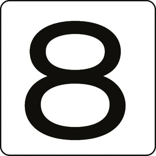 緑十字 数字ステッカー 8 HS−8(5P)大 80×80mm 5枚組 アルミ 1組 (171508) 緑十字 数字ステッカー 8 HS−8(5P)大 80×80mm 5枚組 アルミ 1組 (171508)