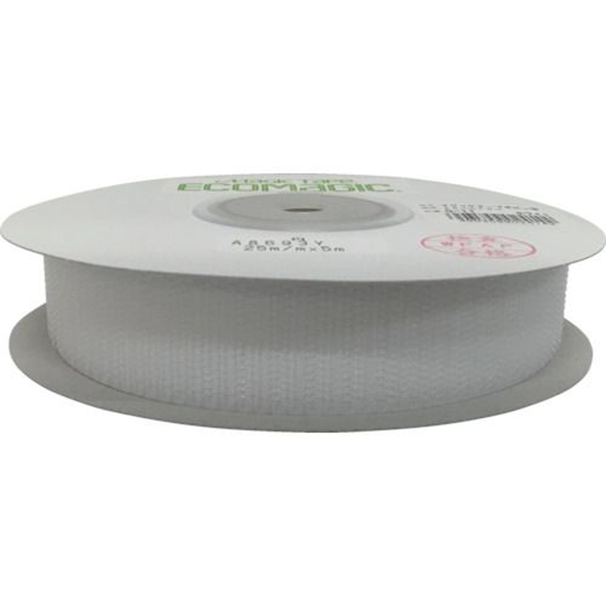 ユタカメイク　マジックテープ　マジックテープボビン巻A　25mm×5m　ホワイト　1巻 (G11)