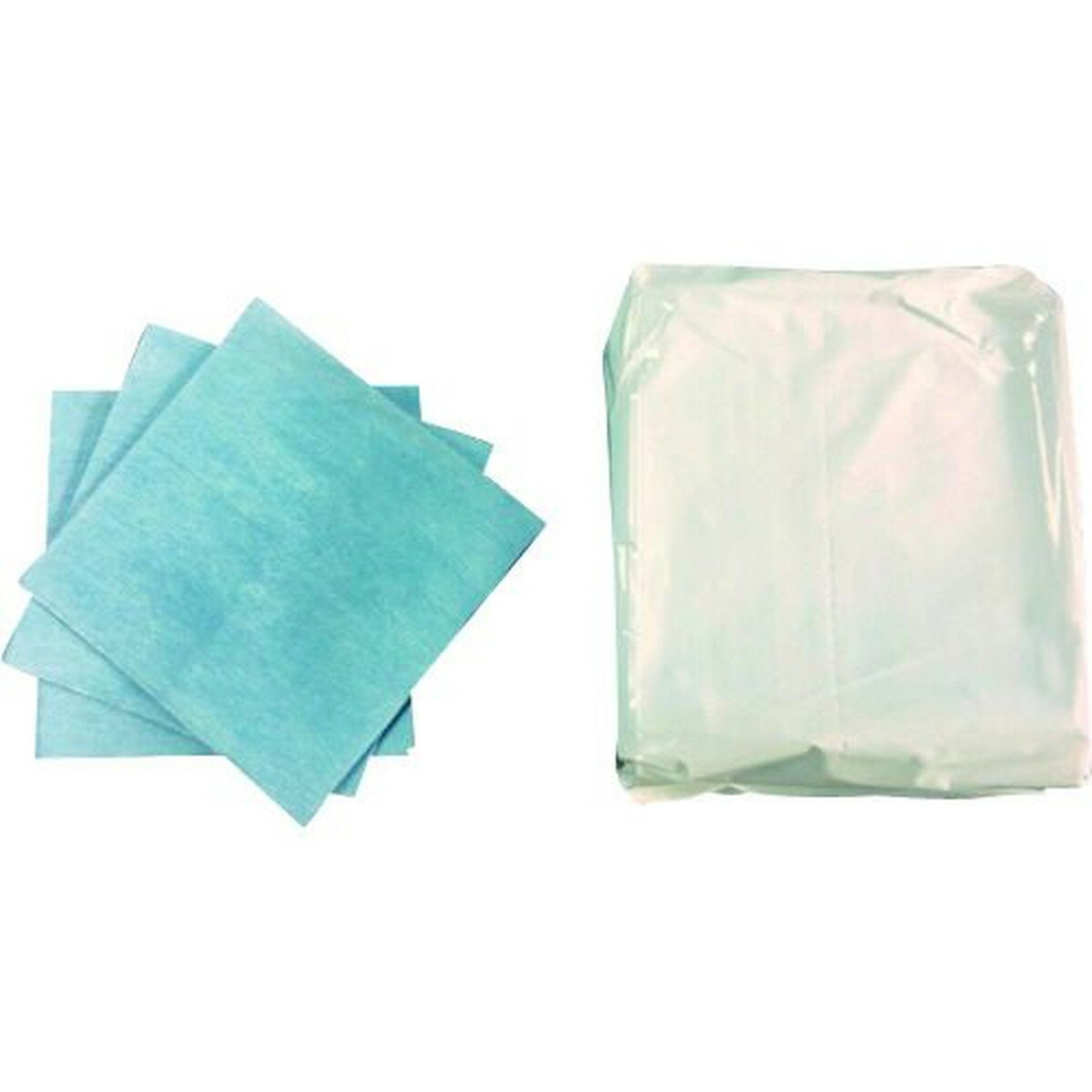 ノア　紙・不織布ウエス　ノア　ストロングワイプ　ブルー　340×350mm　1Cs (106900)