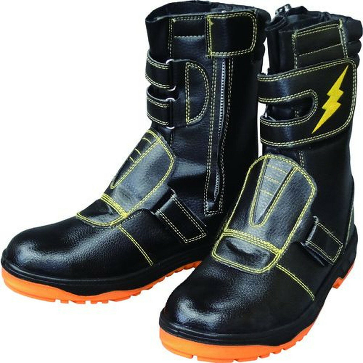 福山ゴム　キャプテンプロセフティー　3　ブラック　25．5　1足 (CPS3BK25.5)