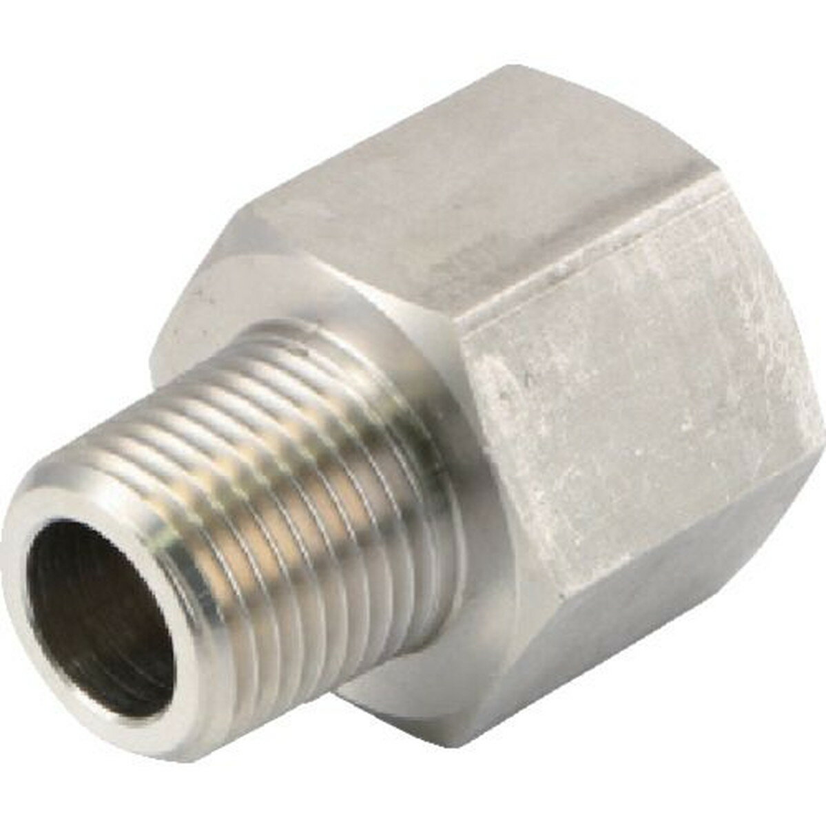 ASOH　ステンレス製　変換内外ソケット　外UNF1／4−28×内PT1／8　1個 (NF8281)