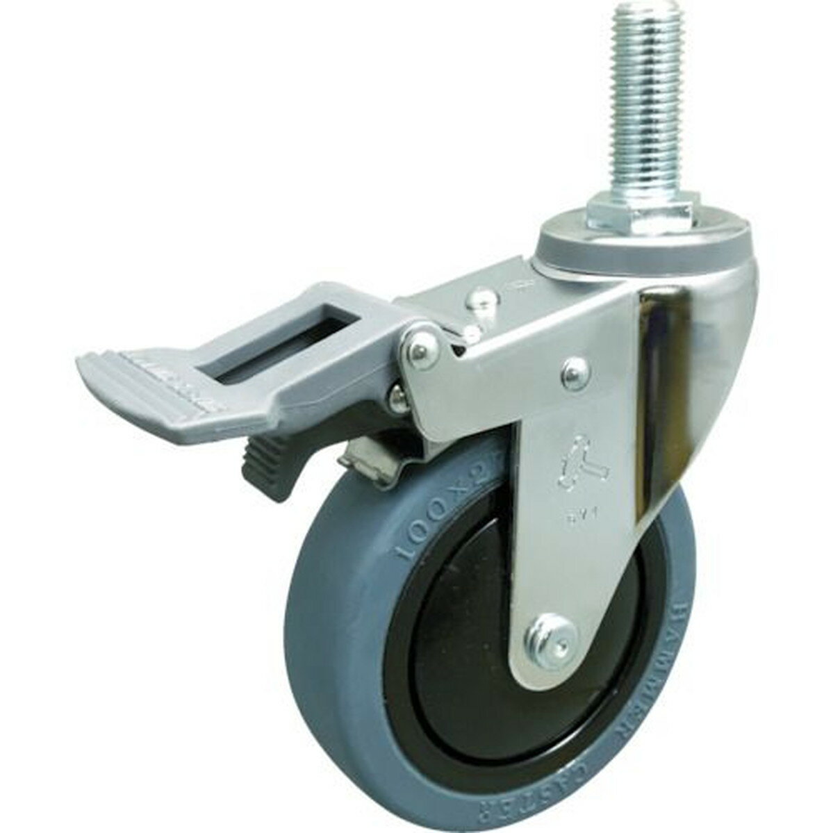 ハンマー　920E型ねじ込みトータルロックゴム車　1個 (915EAFR125)