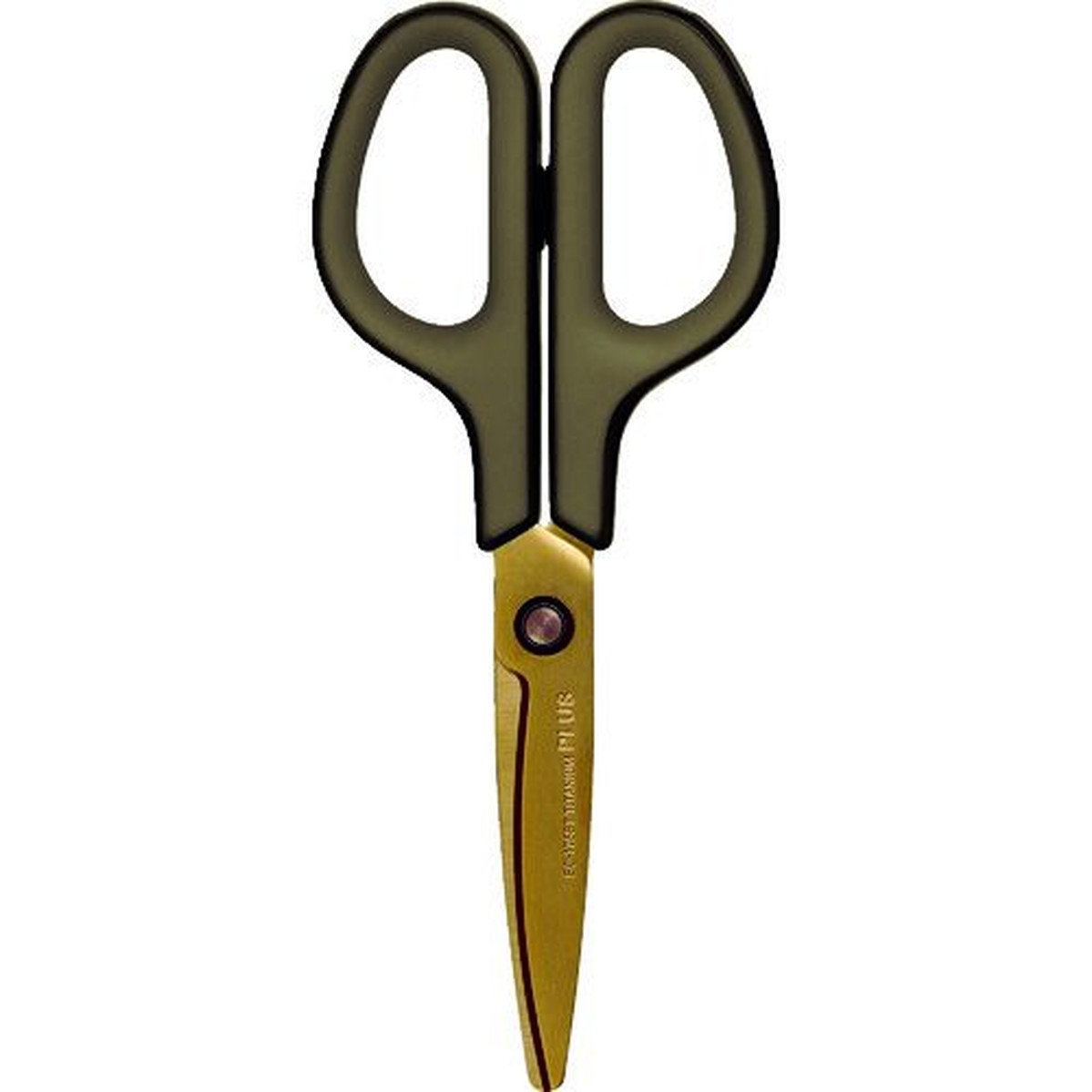 PLUS 34519)ハサミ フィットカットカーブ チタンコート SC−175ST 左右対称グリップ チタンブラウン 1本 (SC175STTBR)