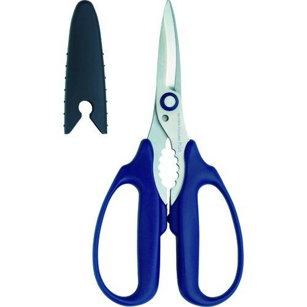 PLUS　34631）ハサミ　フィットカットカーブ　万能タイプ　SC−175PM　ネイビー　1本 (SC175PMNV)