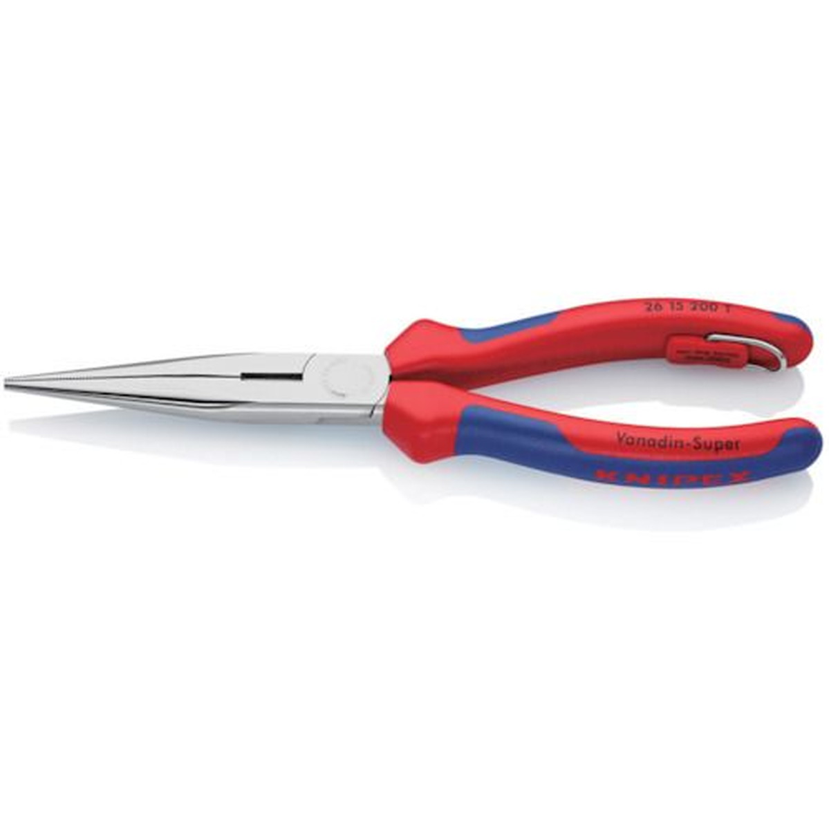 KNIPEX ロングラジオペンチ 落下防止 200mm 1丁 (2615-200TBK)