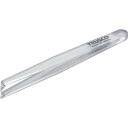 TRUSCO 透明プラスチック製ピンセット 120mm 先曲型 1本 (TPP232TM)