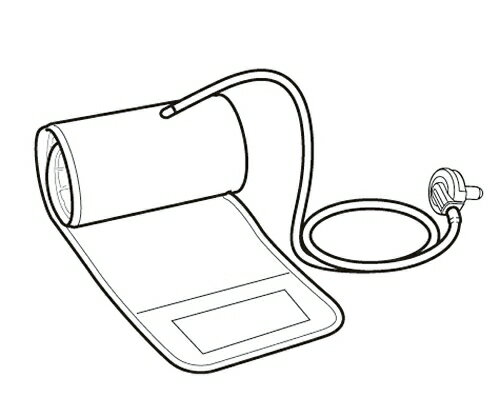 電子血圧計(上腕式)用 交換腕帯 適応腕周/22~32cm HEM-CUFF-R24GY 1個