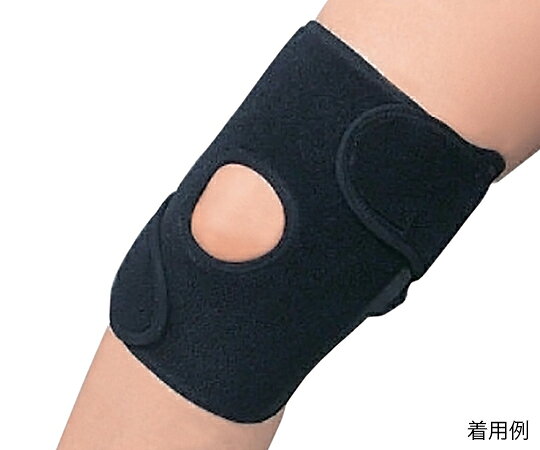 特徴 ベルトがひざ裏にかからないので、蒸れにくいです。 膝蓋骨を左右2本のステー、上下に留めるラッピング効果により、膝の安定をサポートします。 全面が伸縮素材なので、固定力が自由に調整できます。 オープンタイプで簡単に装着・脱着仕様 色：ブラック サイズ：S 適合膝上周囲（cm）：26〜34 ※膝中心から上に10cmの周囲径を目安にしてください。4 材質：本体／ナイロン、ポリエステル、PU（ポリウレタン）、ステー／ポリエステル 左右兼用 洗濯方法：洗濯可（手洗い）特徴 ベルトがひざ裏にかからないので、蒸れにくいです。 膝蓋骨を左右2本のステー、上下に留めるラッピング効果により、膝の安定をサポートします。 全面が伸縮素材なので、固定力が自由に調整できます。 オープンタイプで簡単に装着・脱着仕様 色：ブラック サイズ：S 適合膝上周囲（cm）：26〜34 ※膝中心から上に10cmの周囲径を目安にしてください。4 材質：本体／ナイロン、ポリエステル、PU（ポリウレタン）、ステー／ポリエステル 左右兼用 洗濯方法：洗濯可（手洗い）