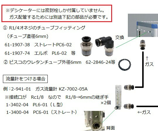 【期間限定!対象商品P2〜20倍】 ポータブルデシケータ 静電仕様・ガス置換 302×317...