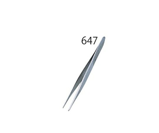 【期間限定!対象商品P2〜20倍】 汎用型ピンセット 120mm 647 1本