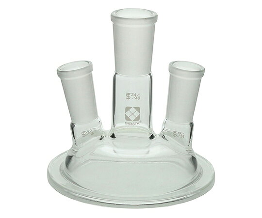 仕様 材質：硼珪酸ガラス1 枝管：テーパー摺合ジョイント ツバ面：平面摺り ツバ内径×ツバ外径×高さ：φ85×φ115×116mm 主管（摺合）：24/40 側管（摺合）：19/38×2 型番：005630-1（三つ口） ※特注対応可 ※名入れ対応可 ※特注・追加工・名入れサービスは、アズワンオリジナルのサービスです。 ※【特注・追加工・名入れに関するお問合せ】 アズワン株式会社 サービスプロモーショングループ E-mail：tokuchu@so.as-1.co.jp仕様 材質：硼珪酸ガラス1 枝管：テーパー摺合ジョイント ツバ面：平面摺り ツバ内径×ツバ外径×高さ：φ85×φ115×116mm 主管（摺合）：24/40 側管（摺合）：19/38×2 型番：005630-1（三つ口） ※特注対応可 ※名入れ対応可 ※特注・追加工・名入れサービスは、アズワンオリジナルのサービスです。 ※【特注・追加工・名入れに関するお問合せ】 アズワン株式会社 サービスプロモーショングループ E-mail：tokuchu@so.as-1.co.jp