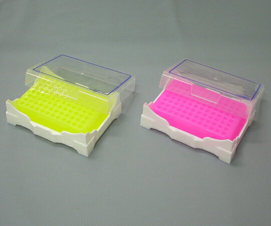 アイソフリーズPCRラック 緑(冷却時)・黄色(常温時) 5640-T6 1箱(2個入)