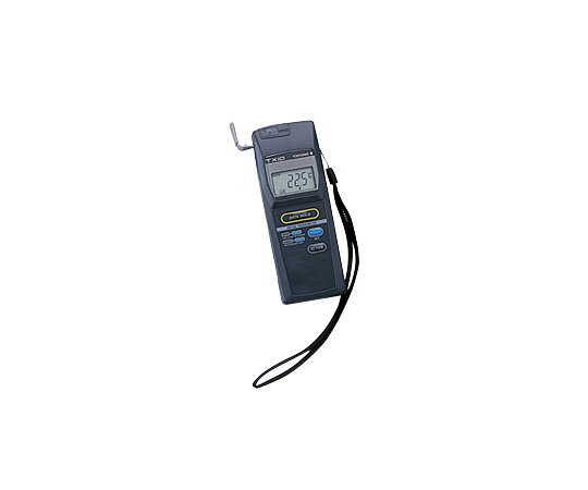 熱電対TypeK・E・J・Tの4種に対応しています。型番：TX10-01 ・測定範囲(℃)：K/-200〜1372・E/-200〜700・J/-200〜1000・T/-200〜400 ・タイプ：1ch単機能 ・耐水性：IP54（IEC529、JIS C 0920の防塵・防滴） ・電源：単3乾電池×2本（テスト用付属） ・サイズ：151×56×33mm（突起部除く） ・重量：約180g（電池含む） ・分解能：-200.0〜199.9：0.1℃200℃以上：1℃ ・確度(本体)：-200.0〜-100.1℃/±(0.1%rdg+1.0℃)、-100.0〜+199.9℃/±(0.1% rdg+0.7℃)、200℃以上及び1℃分解能時/±(0.2%rdg+1℃)※基準接点補償確度(±0.4℃含む。ただし、入力端子部温度平均時) ・※(温度計の確度＝本体確度(基準接点補償確度含む)+温度プローブ許容差)となります。ご使用される温度プローブの許容差を加算してください。 ・測定周期：約1秒/回 ・※センサープローブは付属していません。熱電対TypeK・E・J・Tの4種に対応しています。型番：TX10-01 ・測定範囲(℃)：K/-200〜1372・E/-200〜700・J/-200〜1000・T/-200〜400 ・タイプ：1ch単機能 ・耐水性：IP54（IEC529、JIS C 0920の防塵・防滴） ・電源：単3乾電池×2本（テスト用付属） ・サイズ：151×56×33mm（突起部除く） ・重量：約180g（電池含む） ・分解能：-200.0〜199.9：0.1℃200℃以上：1℃ ・確度(本体)：-200.0〜-100.1℃/±(0.1%rdg+1.0℃)、-100.0〜+199.9℃/±(0.1% rdg+0.7℃)、200℃以上及び1℃分解能時/±(0.2%rdg+1℃)※基準接点補償確度(±0.4℃含む。ただし、入力端子部温度平均時) ・※(温度計の確度＝本体確度(基準接点補償確度含む)+温度プローブ許容差)となります。ご使用される温度プローブの許容差を加算してください。 ・測定周期：約1秒/回 ・※センサープローブは付属していません。