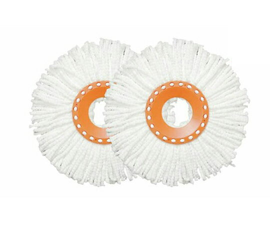 回転モップ用 スペアヘッド 2個セット KMO-K2P 1個