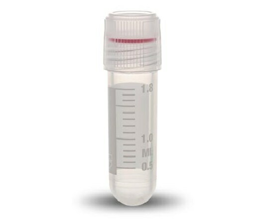 クライオバイアル Oリングシールタイプ 2ml 外ネジ・丸底 T308-2 1箱(100個×10袋入)