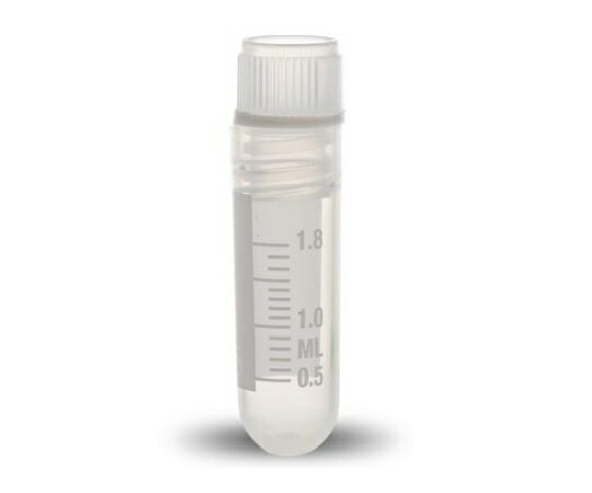 クライオバイアル Oリングシールタイプ 2ml 内ネジ・丸底 T311-3 1箱(100個×10袋入)