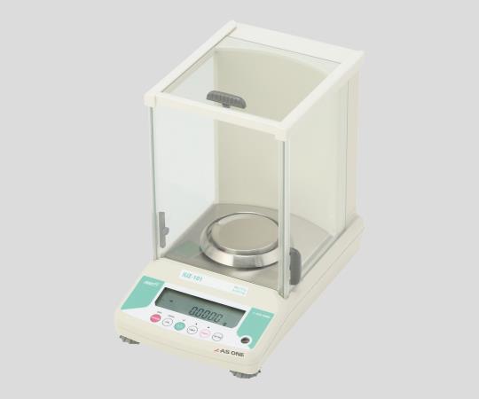 耐衝撃性と高性能を両立したアルミニウム一体型質量センサーを搭載しています。 ・完全自動校正機能とタイマーCAL機能により、校正を自動的に行います。 ・プリンター（別売）に接続すれば、データを日付・時刻入りで印字できます。 ・ケーブル1本（別売）でWindowsR上のアプリケーション（EXCELR等）に直接データが取り込める「Balance keys」対応です（ソフトのインストールが必要）。再現性（標準偏差）：≦0.05mg ・直線性：±0.15mg ・皿サイズ：φ80mm ・サイズ：217×356×339mm ・重量：約7kg ・電源：AC100V 50/60Hz ・校正方法：内蔵分銅 ・入出力：RS232C・DATA I/O・KEY BOARD ・機能：PSC完全自動校正、タイマーCAL、ワンタッチCAL、時計機能、ISOプリント、インターバルタイマー出力、個数測定・単位換算 ・秤量(g)：101 ・最小表示(mg)：0.01 ・sefi ・※分析天秤用オプション（1-5880-02他）が使用可能です。 ・型番：IUZ-101耐衝撃性と高性能を両立したアルミニウム一体型質量センサーを搭載しています。 ・完全自動校正機能とタイマーCAL機能により、校正を自動的に行います。 ・プリンター（別売）に接続すれば、データを日付・時刻入りで印字できます。 ・ケーブル1本（別売）でWindowsR上のアプリケーション（EXCELR等）に直接データが取り込める「Balance keys」対応です（ソフトのインストールが必要）。再現性（標準偏差）：≦0.05mg ・直線性：±0.15mg ・皿サイズ：φ80mm ・サイズ：217×356×339mm ・重量：約7kg ・電源：AC100V 50/60Hz ・校正方法：内蔵分銅 ・入出力：RS232C・DATA I/O・KEY BOARD ・機能：PSC完全自動校正、タイマーCAL、ワンタッチCAL、時計機能、ISOプリント、インターバルタイマー出力、個数測定・単位換算 ・秤量(g)：101 ・最小表示(mg)：0.01 ・sefi ・※分析天秤用オプション（1-5880-02他）が使用可能です。 ・型番：IUZ-101