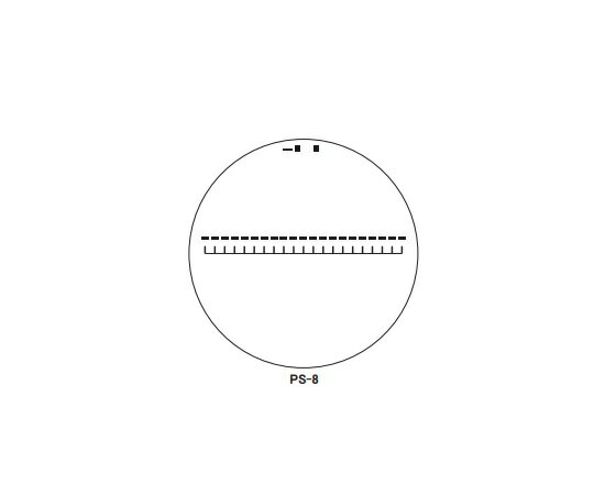 スケール・ルーペ目盛板 10×用 PS-8 1枚