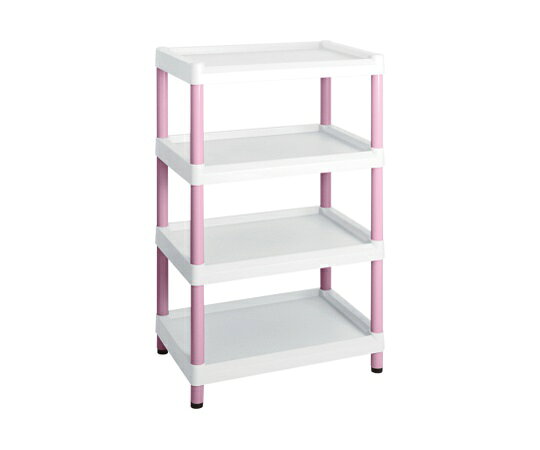 モバイルイージーカート(トールタイプ/ワイド32) 4段 (ピンク) ME32K 1個