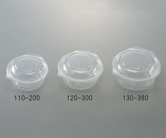 フードパック 丸タイプ(電子レンジ対応)134×130×67mm PP製 PPSA-丸130-380 1袋(50枚入)