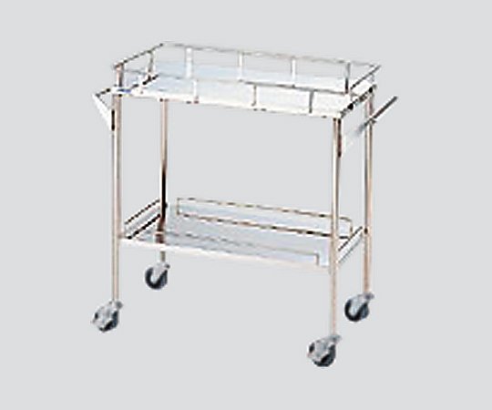 ステンレスグリーンカート(静音タイプ) 2段 870×450×835mm SW-2S 1台